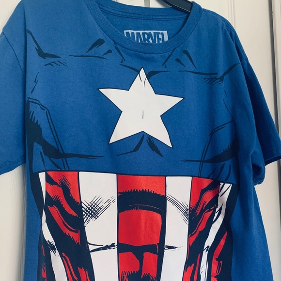 ✔️Marvel blue shirt size XL - Picture 5 of 6